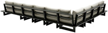 Load image into Gallery viewer, Maldives - 7 Piece Water Resistant Outdoor Patio Modular Sectional With Gray Base
