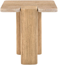 Load image into Gallery viewer, Ravenna - Genuine Fabric Travertine And Oak Wood Table
