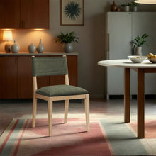 Load image into Gallery viewer, Avon - Linen Textured Performance Fabric Upholstered Dining Side Chair (Set of 2)
