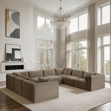 Load image into Gallery viewer, Shaggy - Fabric 8 Piece Modular U-Shaped Sectional
