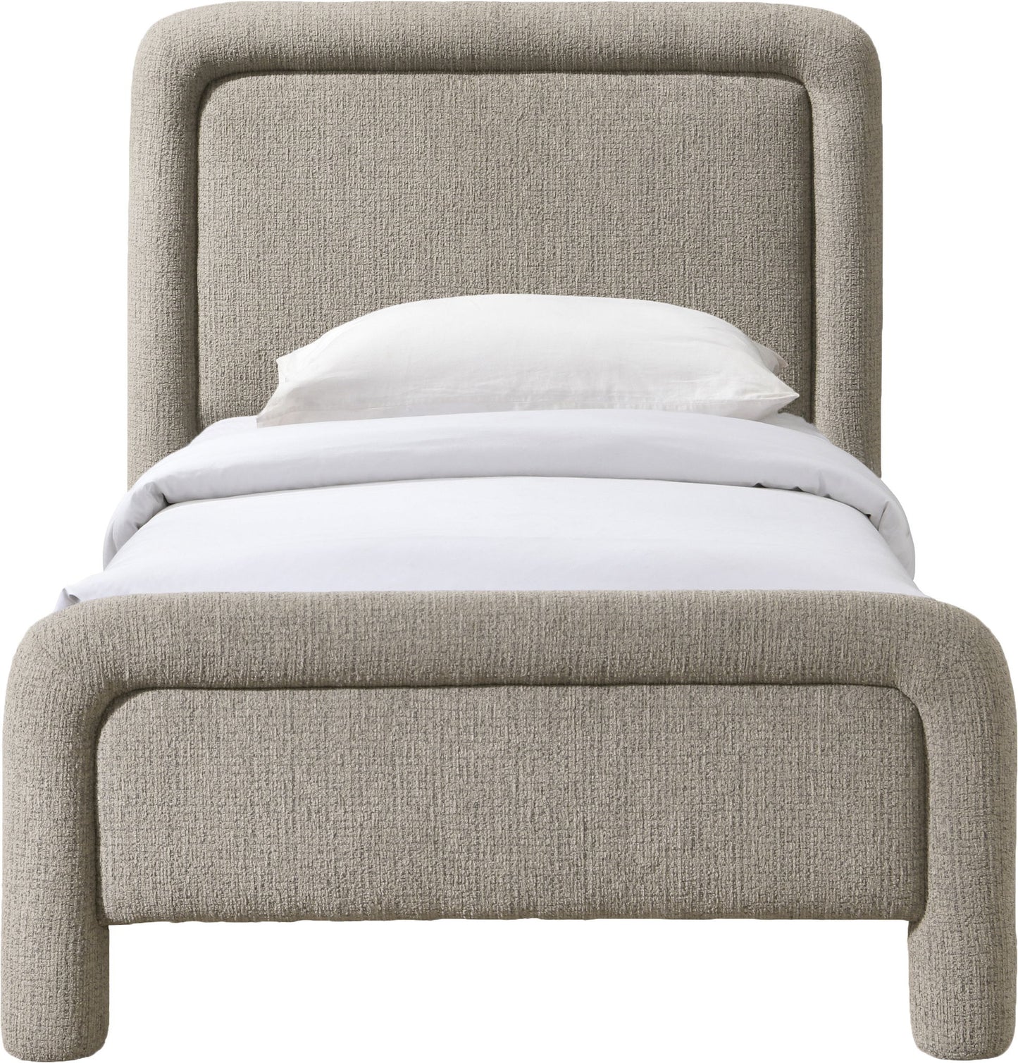 Baylor - Fabric With Interwoven Chenille Upholstered Bed