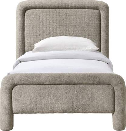 Baylor - Fabric With Interwoven Chenille Upholstered Bed