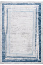 Load image into Gallery viewer, Marfi - 8' X 10' Bordered Area Rug - Blue / Ivory
