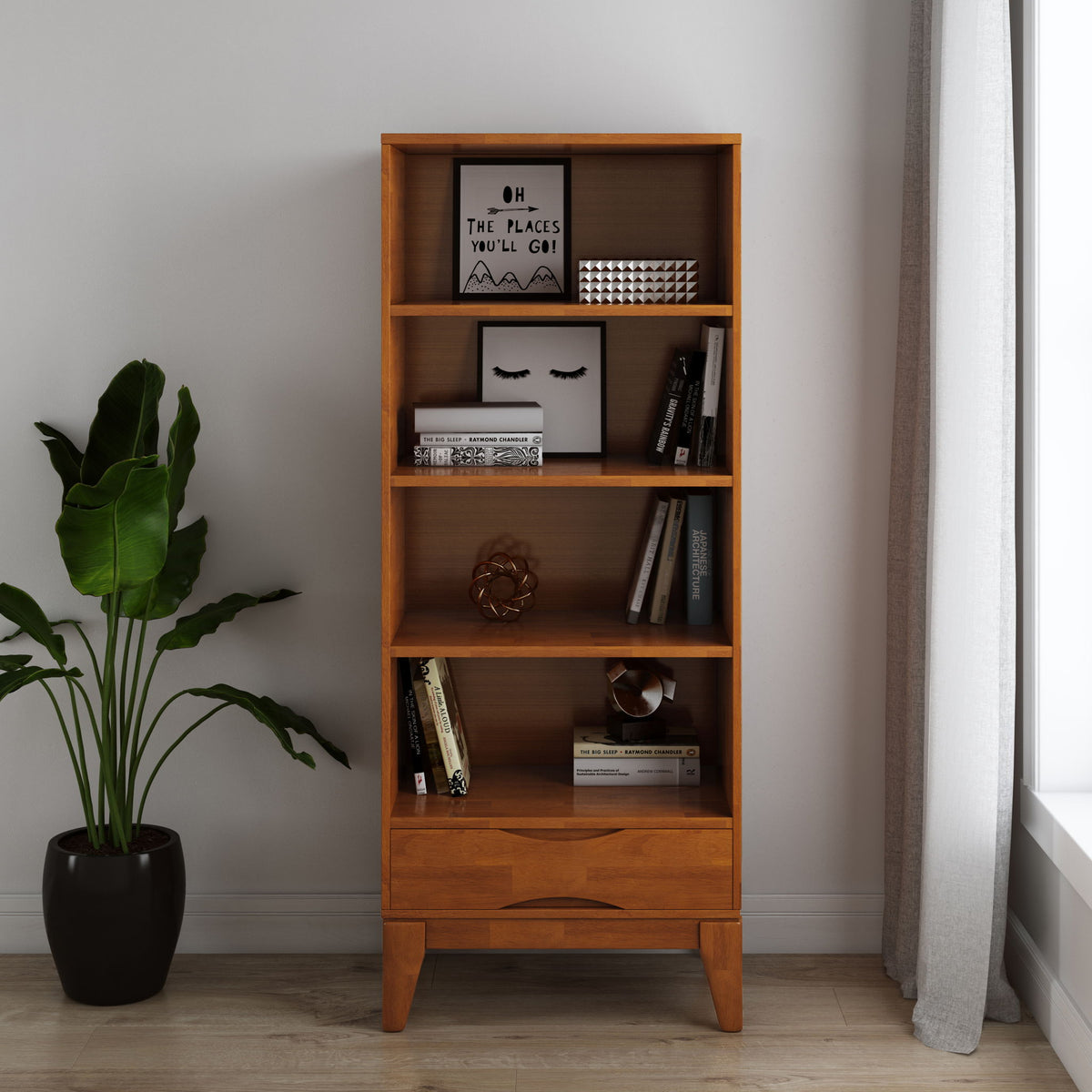 Harper - Handcrafted Bookcase With Storage - Ego Home Furniture