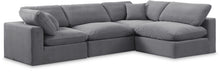 Load image into Gallery viewer, Comfy - 4 Piece Velvet Modular Armless Sectional
