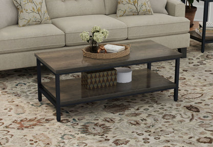 Coffee Table - Brown - Solid Wood