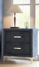 Load image into Gallery viewer, Crown Mark Furniture Lucinda 2 Drawer Nightstand in Gray
