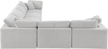 Load image into Gallery viewer, Comfy - 6 Piece Velvet Modular Corner Sectional

