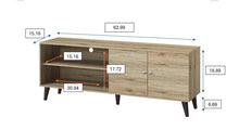 Load image into Gallery viewer, Amidon - TV Stand, With 2 Storage Shelves And 1 Cabinet
