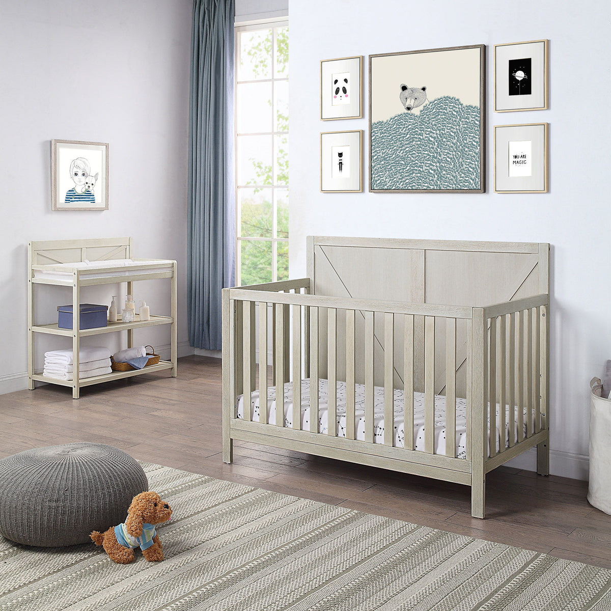 Barnside - Convertible Crib - Gray - Ego Home Furniture