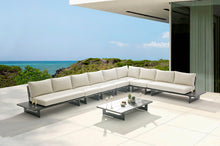 Load image into Gallery viewer, Maldives - 7 Piece Water Resistant Outdoor Patio Modular Sectional With Gray Base
