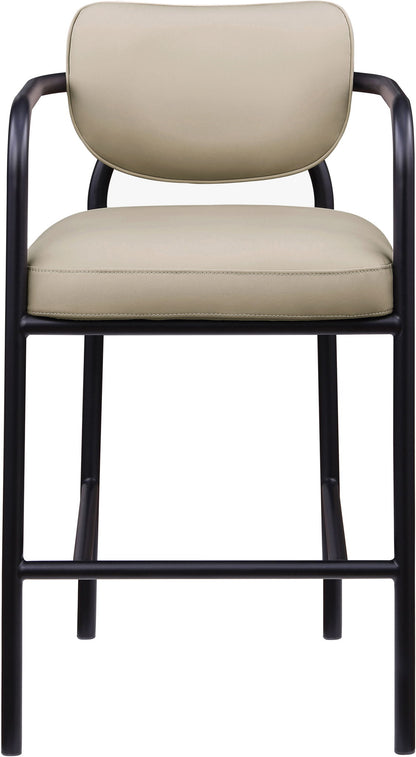 Serava - Vegan Leather Upholstered Bar Stool