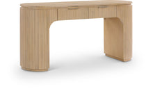 Load image into Gallery viewer, Astrid - Solid Wood And Oak Veneer Desk
