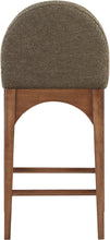 Load image into Gallery viewer, Waldorf - Boucle Stool With Brown Legs
