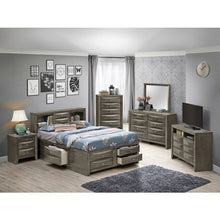 Load image into Gallery viewer, Modern Design Storage Bed With Bookcase Headboard

