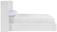 Load image into Gallery viewer, Kendall - Linen Textured Fabric Upholstered Bed
