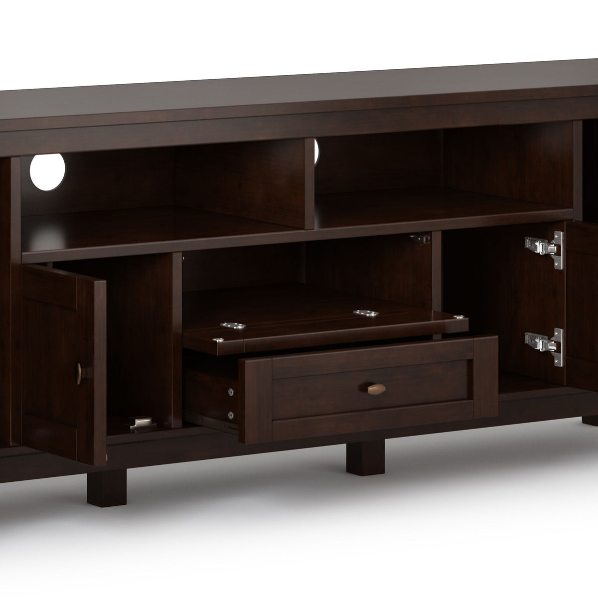 Warm Shaker - TV Media Stand, Handcrafted - Ego Home Furniture