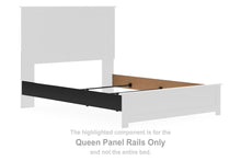 Load image into Gallery viewer, Maribel - Queen Panel Rails - Black
