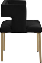 Load image into Gallery viewer, Caleb - Dining Chair with Gold Legs (Set of 2)

