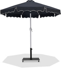 Load image into Gallery viewer, Amalfi - Aluminum Patio Umbrella - Black Base / White Pole
