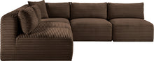 Load image into Gallery viewer, Shaggy - 5 Piece Modular Corner Armless Sectional
