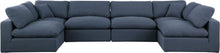 Load image into Gallery viewer, Comfy - 6 Piece Linen Modular Armless Sectional
