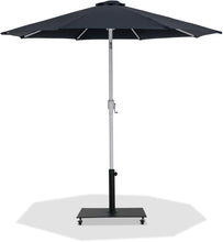 Load image into Gallery viewer, Fiji - Aluminum Patio Umbrella With Square Black And White Base
