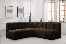 Load image into Gallery viewer, Arc - Boucle Fabric 4 Piece Corner Modular Sofa
