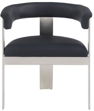 Load image into Gallery viewer, Romeo - Faux Leather Dining Chair With Silver Base (Set of 2)
