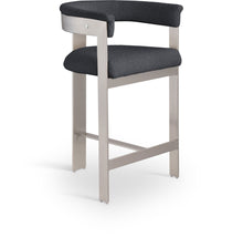 Load image into Gallery viewer, Romeo - Boucle Counter Stool With Silver Base (Set of 2)
