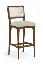Load image into Gallery viewer, Atrium - Upholstered Bar Stool (Set of 2) - Brushed Brown Frame
