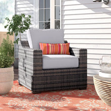 Load image into Gallery viewer, Patio Chair With Cushions Modern Design
