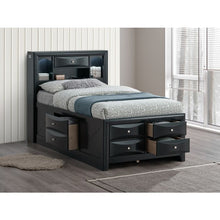 Load image into Gallery viewer, Modern Design Storage Bed With Bookcase Headboard
