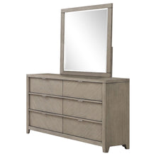 Load image into Gallery viewer, 6 Drawer Dresser - Light Gray
