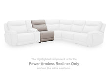 Load image into Gallery viewer, Gravier - Power Armless Recliner With Adjustable Headrest - Gray
