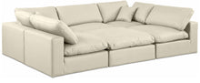 Load image into Gallery viewer, Comfy - 6 Piece Faux Leather Sectional
