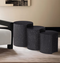 Load image into Gallery viewer, Dimple - 3 Piece Modular End Table - Terazzo Finish
