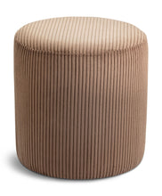 Load image into Gallery viewer, Roy - Round Microsuede Ottoman / Stool
