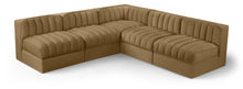 Load image into Gallery viewer, Rummi - Armless Velvet Performance Fabric Upholstered 5 Piece Modular Sectional
