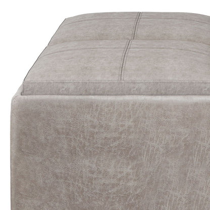 Avalon - Square Coffee Table, Storage Ottoman - Ego Home Furniture