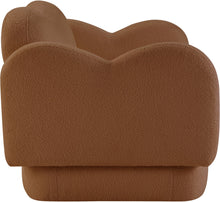 Load image into Gallery viewer, Bloom - Teddy Fabric Loveseat - Saddle
