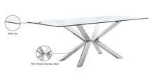 Load image into Gallery viewer, Juno - Glass Dining Table - Pearl Silver
