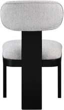 Load image into Gallery viewer, Timbra - Linen Textured Fabric Upholstered Dining Chair (Set of 2) - Black Base
