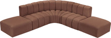 Load image into Gallery viewer, Arc - Faux Leather 6 Piece Corner Modular Sofa

