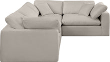 Load image into Gallery viewer, Comfy - 4 Piece Linen Fabric Modular Sectional
