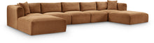 Load image into Gallery viewer, Shaggy - Fabric 7 Piece Modular Sectional With 2 Ottomans
