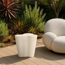 Load image into Gallery viewer, Monza - Concrete And Fiberglass Indoor / Outdoor End Table - Cream
