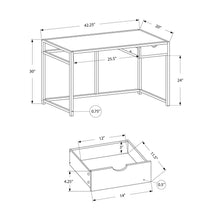 Load image into Gallery viewer, Computer Desk For Home Office, Laptop, 1 Storage Drawer, Contemporary &amp; Modern

