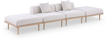 Load image into Gallery viewer, Laguna - 4 Piece 142" Outdoor Patio Armless Modular Sofa With 2 Backless Seats

