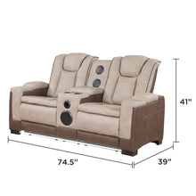 Load image into Gallery viewer, Bruno - Power Reclining Living Room Set With LED Lighting
